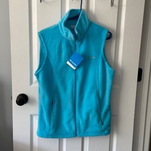 Columbia brand light blue vest